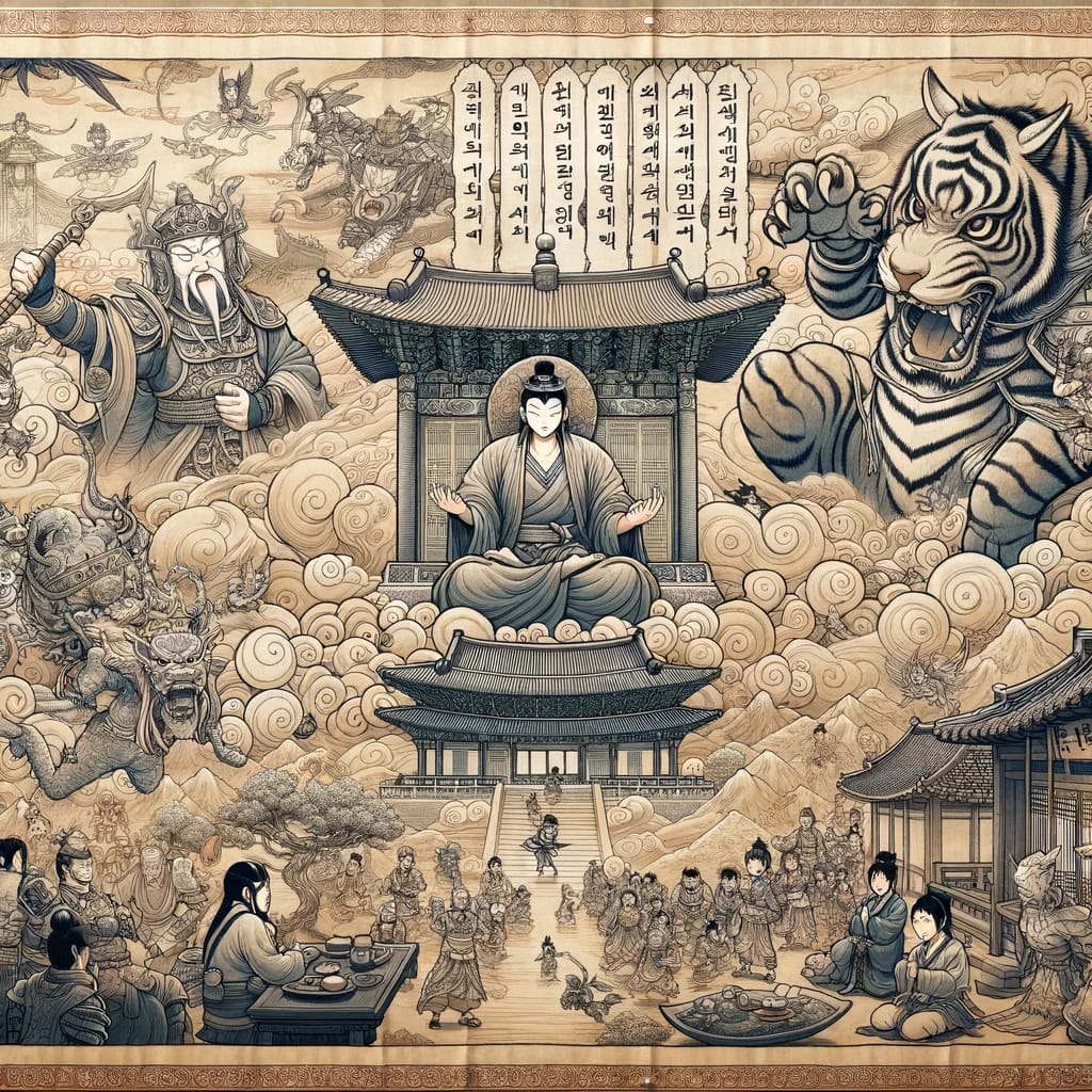 God Jangsan Tiger a manga 