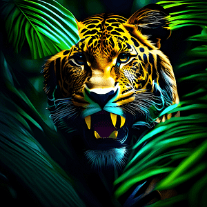Regal Jungle Royalty: Unveiling Nature's Majestic Kings and Queens in their Wild Habitat.