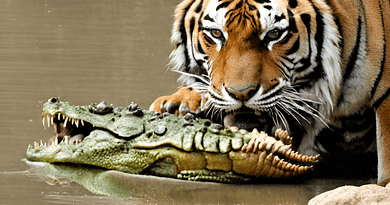 Documented Cases Of Tigers Eating Crocodiles