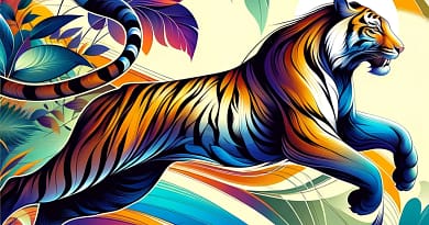 Tiger Illustrated: A Journey into the Artistic Wilderness