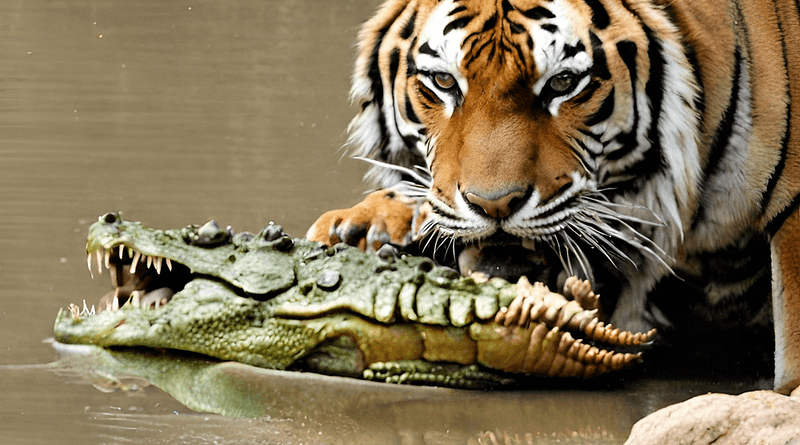 Documented Cases Of Tigers Eating Crocodiles