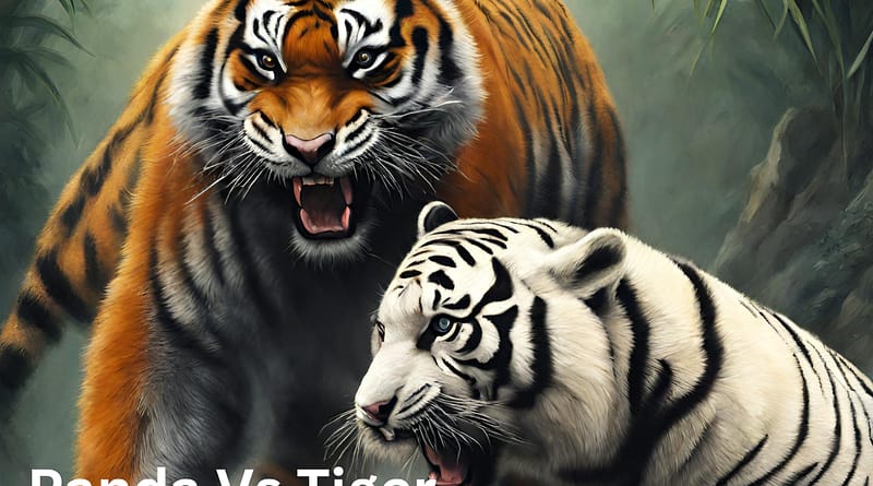 panda vs tiger